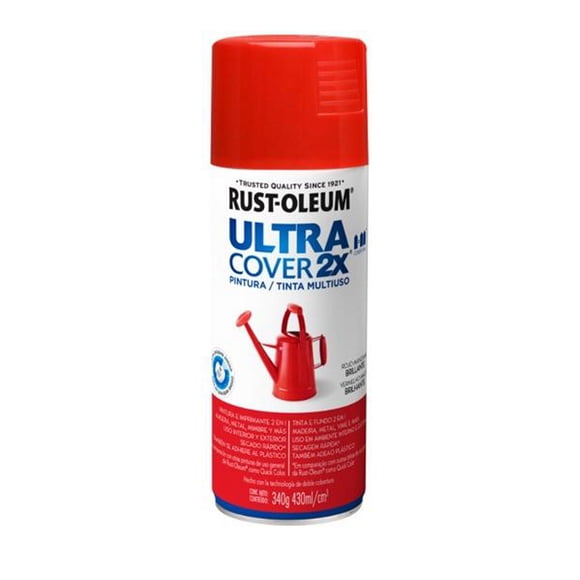 pintura en aerosol de 340 gr rojo manzana