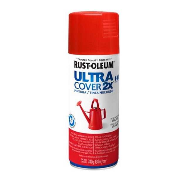 pintura en aerosol de 340 gr rojo manzana