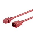 thumbnail image 2 of Monoprice Power Extension Cable / Cord - 10 Feet - Red | 12AWG 20A (IEC 60320 C19 to IEC 60320 C20), 2 of 6