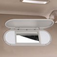 thumbnail image 2 of LOVIVER Auto Car Sun Visor Mirror Frame Cover Interior Mirror Fits for Gray, 2 of 4