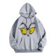 thumbnail image 2 of MIARHB Grinch Sudadera ligera con capucha para mujer, de gran tamaño, moderna, para uso diario, versátil, informal, con capucha, con estampado navideño, de manga larga, con parche, para uso diario,, 2 of 5