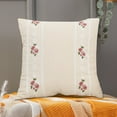 thumbnail image 4 of Cojines bordados, cojines con rosas, sofás cama, soporte lumbar para la cabeza, fundas de almohada sencillas, regalos navideños, funda de almohada de poliéster., 4 of 6