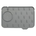 thumbnail image 1 of Double Kitchen Bathroom Faucet Proof Silicone Sink Sink Drain Pad Water Retaining Pad, 1 of 3