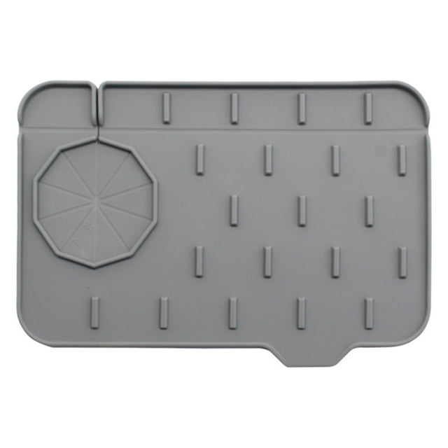 fsxdhpcsgfc Double Available Kitchen Bathroom Faucet Proof Silicone Drain Pad Water Retaining Pad Stone Durabake Mini over Shelf Bathroom over The Makeup Mat by The