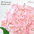 thumbnail image 2 of Flores Artificiales Serwalin 5PCS Hortensia Realista 3D Tacto Real, 2 of 8