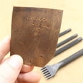 thumbnail image 4 of 3MM 1/2/4/6 Prong Diamond Stitching Chisel Hole Punches Tool, Leather Hole Punch, Leather Chisel Set-4 Pcs, 4 of 5