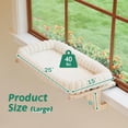 thumbnail image 4 of Percha para Ventana de Gato Zakkart SnugCloud Ortopédica con Respaldo, 4 of 7