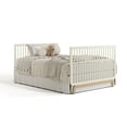 thumbnail image 6 of Storkcraft Santorini 5-in-1 Convertible Baby Crib, Frosted Oat with Driftwood, 6 of 17