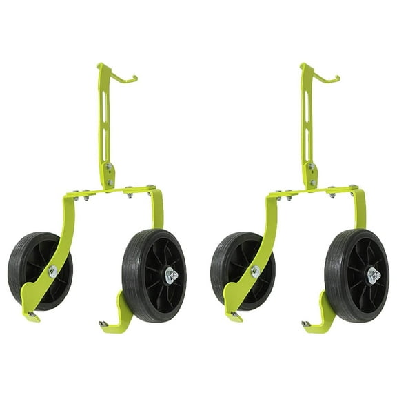 Compact Metal Green 4-Wheel Pneumatic Ski Dolly Set - SC-12010