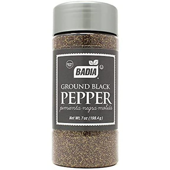 Badia Black Pepper Ground, 7 Ounce (Pack Of 12)