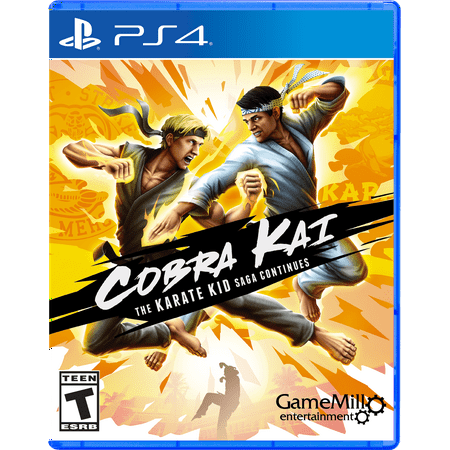 Cobra Kai Karate Kid Saga, GameMill, PlayStation 4, (Best Playstation Games For Kids)