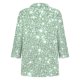 thumbnail image 4 of Camiseta de Solapa de Cuello en V de la Manga Superior de 3/4 de las Mujeres, Uso Diario Cómodo Casual, 4 of 9