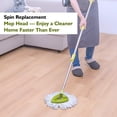 thumbnail image 3 of 4 Pack Spinning Mop Refills - Replacement Mop Head, Microfiber Mop Refills, Mop Head Replacements, Easy Cleaning Mop Heads, Mop Head Replacement for Floor Cleaning., 3 of 5