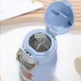 thumbnail image 3 of Y.Byani Stainless Steel Water Bottle For Kids Baby Children Student Portable Teddy Bear Vacuum Flask With Straw 17oz/500ml (Blue), 3 of 8