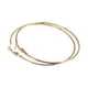 thumbnail image 1 of Pendientes unisex de metal liso, grandes y redondos, de 10 cm (dorados)., 1 of 5