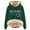 Green, variant on Yes I'M Cold 24/7 Always Cold Hoodie for Women Lined Thicken Warm Hooded Sweatshirt Letter Pullover Top