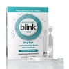 Blink tears lubricating eye drops preserative free, 25 count