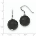 thumbnail image 4 of Primal Silver Sterling Silver 16.5mm Faceted Onyx Bead Earrings, 4 of 6