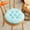 Green, variant on Qocolhg Round Chair Pad Seat Cushion Solid Color Soft Warm Chair Pads Comfy Velvet Cushion Pillow for Home Kitchen Dining Room Office Chair Reading, Yellow