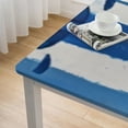 thumbnail image 4 of BANET Heavy Duty Vinyl Oilcloth Tablecloth Waterproof  Wipeable Spillproof Peva Tablecloth for Spring Outdoor Camping Picnic Rectangular  white, 4 of 7