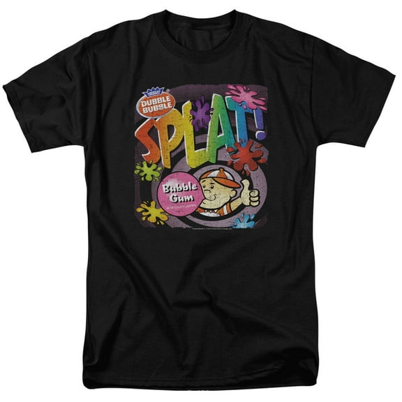 Dubble Bubble Splat Gum S/S Adult 18/1 T-Shirt Black