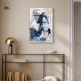 thumbnail image 3 of Windswept Blue II Framed High-Gloss Acrylic Glass Wall Art Blue Abstract Art by Art Remedy, Silver Frame, 20 x 30, 3 of 7