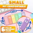 thumbnail image 2 of 6-Pack Mini Bear Fluorescent Highlighters - Assorted Colors, Cute Bear Design Marker Set, Multi-Color Highlighters for Highlighting, Fun & Compact Markers, Bulk Pack, 2 of 9