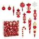 thumbnail image 1 of Xihbxyly Juego de 120 Adornos Navideños de Plástico Irrompible para Decorar Chimeneas y Árboles, Ligeros, Formas Variadas, Colores Variados, Caja de Pvc, 12 X 24 X 25 Cm., 1 of 7