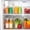 White L 1 Pack, variant on AuroraX Refrigerator Door Storage Bin Fridge Side Shelf Basket Clear Large Capacity Stackable Food Grade Kitchen Pantry Produce Container White