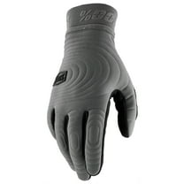100% Brisker Xtreme Gloves - Charcoal, Full Finger, Men's, 2X-Large