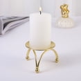 thumbnail image 3 of Wosthever Candelabro de Metal, candelabro de pilar de placa de Metal, velas de candelabro de estilo Simple nórdico novativo, regalo, fiesta en Iluminación novedosa, 3 of 6