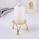 thumbnail image 5 of Inteprter Candelero Pilar de hierro Hervidor de velas Geometría Estilo nórdico simple Candelabros Velas Accesorio Decoración de arte Iluminación novedosa, 5 of 6