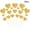 Gold-GD-home supplies, variant on LEFTHIGH Home 20 Pack Valentines Day Glitter Paper Heart Flag Party Cake Cupcake Topper Decoration Picks Assorted Colors Valentines Decor
