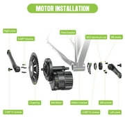 1000W Electric Bicycle Conversion Kits BAFANG 52V Mid Drive Motor Kits with DPC18 Display BBS-HD Mid Motor Fit For 68-73mm Bottom Bracket (Battery is not Included)
