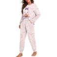thumbnail image 4 of HELLHERO Halloween Pajama Set for Women Bat Skull Printed Sleepwear Comfy Pjs Set Ghost Pumpkin Printed Loungewear with Pockets, 2XL, 4 of 5
