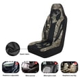 thumbnail image 6 of XYZCANDO Deer Car Front Seat Covers 2 Pcs Camouflage Hunt Nonslip Car Seat Covers Front Seats Only Easy to Install and Clean Cars Accessories Universal Fit Most Cars,SUVs,Sedans, 6 of 7