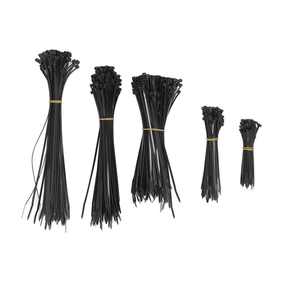 Juego surtido de bridas para cables, 550 piezas, bridas para cables con cremallera de nailon, bridas para cables con cierre automático, probadas profesionalmente Jadeshay A