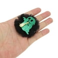 thumbnail image 2 of Unique Bargains 1 Pc Hair Clip Fashion Halloween Duckbill Clip Lace Monster Hair Barrettes Black Green, 2 of 5