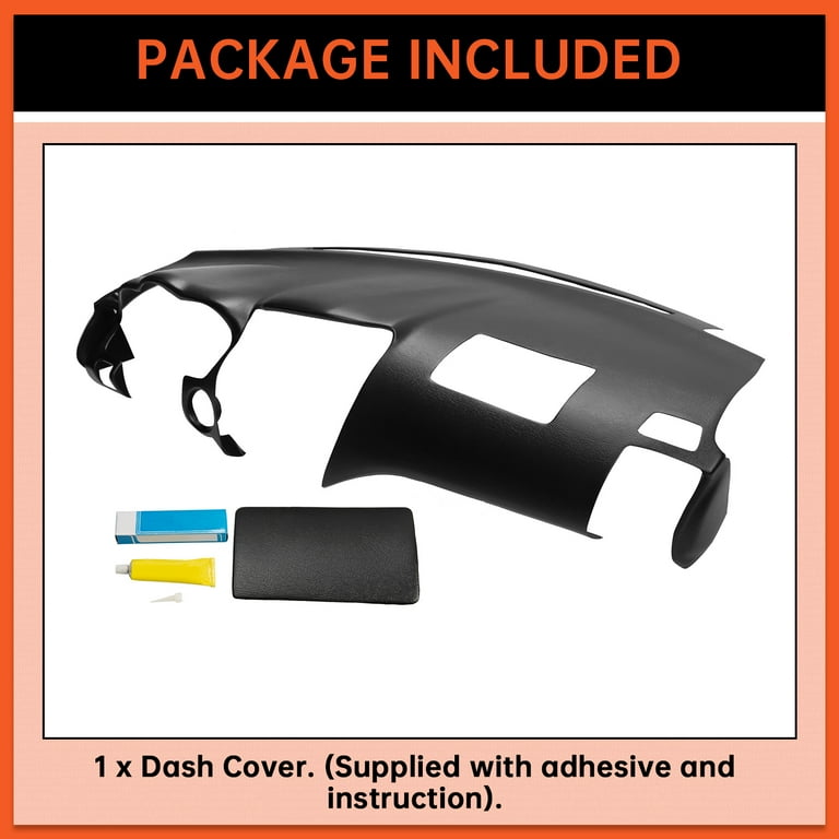 Kojem Black Molded Dash Cover Compatible with 2007-2009 RX350