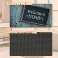 thumbnail image 4 of Vintage Wooden Welcome Home Door Mat, Indoor Outdoor Doormat Entryway Non-Slip Absorbent Mud Trapper Mats, Floor Mats, Soft Washable Mats Door Carpet for Entryway Bathroom Kitchen Bedroom, 4 of 6