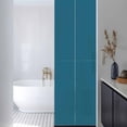 thumbnail image 2 of Solid Dark Window Privacy Film Teal Decorative Glass Window Film UV Blocking Static Cling Non-Adhesive Sticker Covering for Home Door 29.5 x 118 inches, 2 of 8
