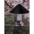 thumbnail image 3 of 18-inch Wrap Around Squirrel Baffle Anti Rust Raccoon Proof Bird Feeder Station Protection Guard Black hook style, 3 of 9