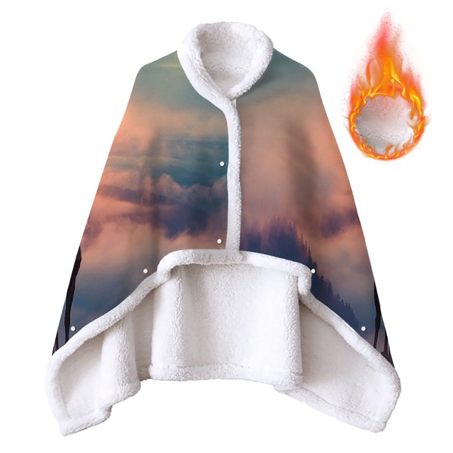 YWDJ 2022 Baby Blankets Thick Double Sided Blankets Christmas Elk Baby