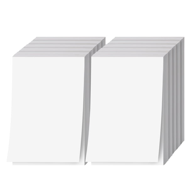 White Note Pads Memo Pads Scratch Pads Writing Pads Great For Quick Notes Lists And Reminders Gummed Top 4 X 6 Inches 50 Sheets Per Pad 10 Pads Per Pack Walmart Com
