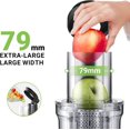AMZCHEF Cold Press Juicer, Juicer Machines 3.1" Large Feed Chute for
