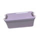 thumbnail image 1 of Caja de hojalata, caja de hojalata vacía y portátil, recipiente de hojalata para dulces y Blanco, 1 of 9