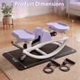 thumbnail image 3 of Leumius Rock Stepper for Exercise,Side-to-Side Stepper Machine with Resistance Bands & Digital Display,Foldable Mini Stepper for Home Workout,Purple, 3 of 8