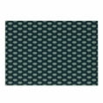 thumbnail image 1 of Victorian Cutting Board, Damask Style Swirls and Foliage Leaves Pattern with Motifs, Decorative Tempered Glass Cutting and Serving Board, Small Size, Dark Blue Pale Green, by Ambesonne, 1 of 1