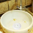 thumbnail image 3 of 2 Universal Silicone Drain Stoppers, 15 cm, White - Compatible with Kitchen Sink Bathroom Basin, 3 of 5