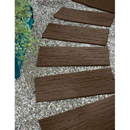 - Gardener's Supply Company Recycled Rubber Railroad Tie Stepping Stone, PRODUCT- Design a unique pathway, patio or landscape accent with our recycled.., By Gardeners Supply Company